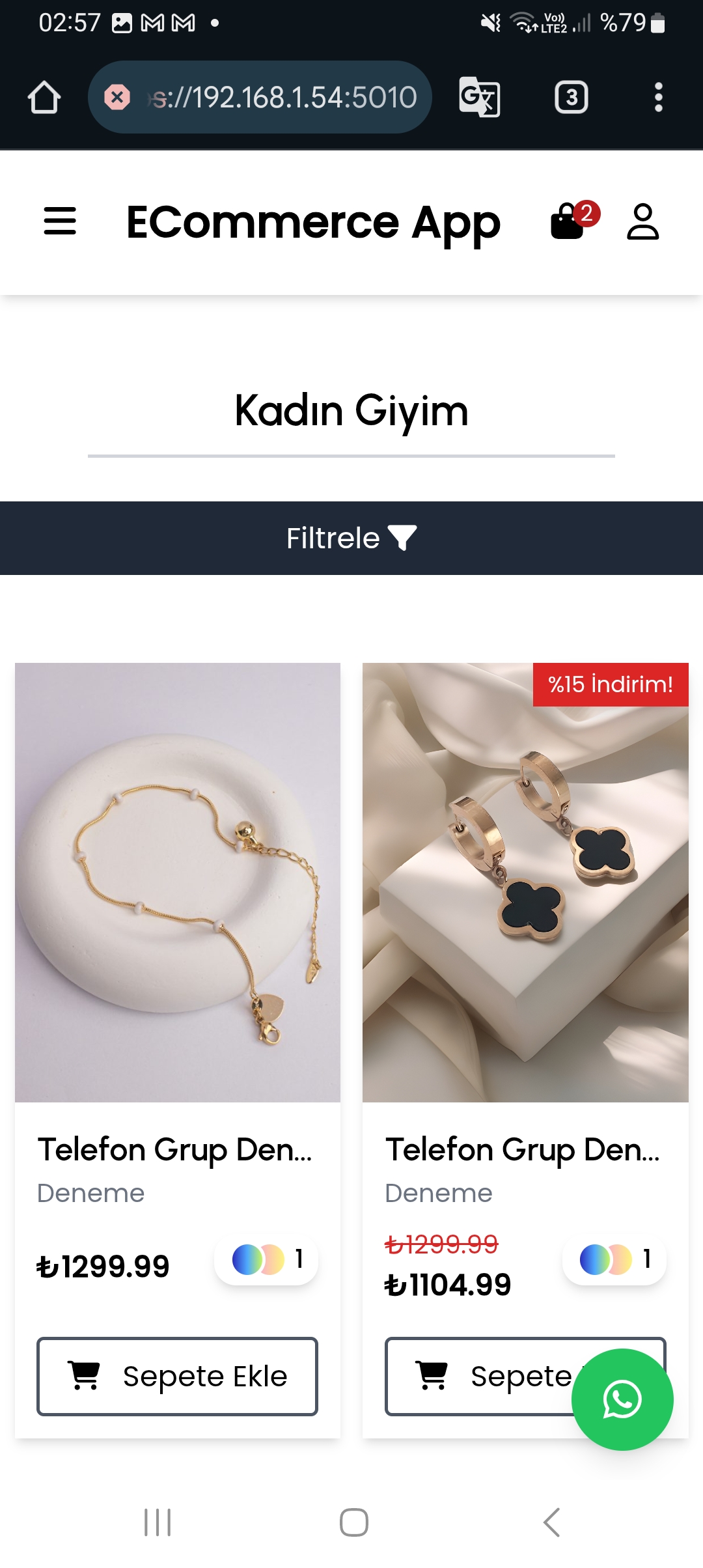 E-Ticaret Sitesi