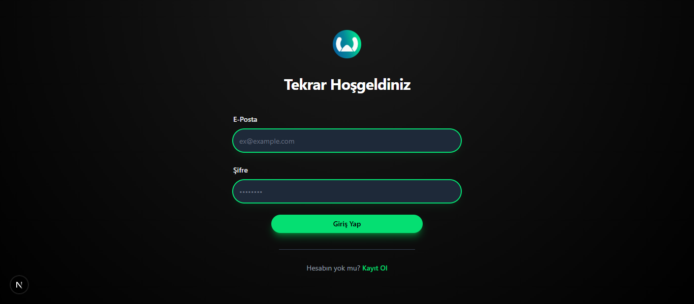 Kişisel Finans Yönetim Sistemi (Next.js | NestJS)
