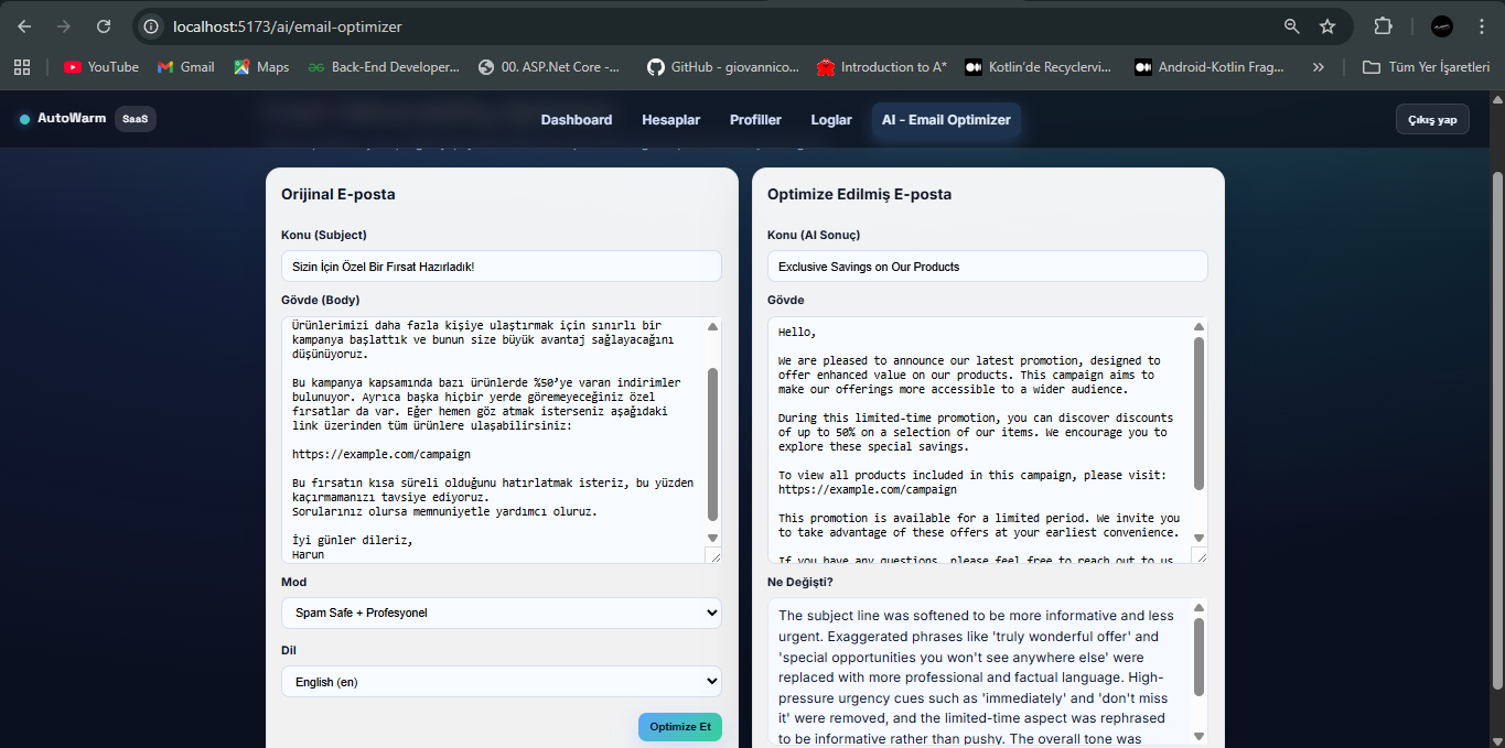 Mail Warmup (.Net Core 8.0)