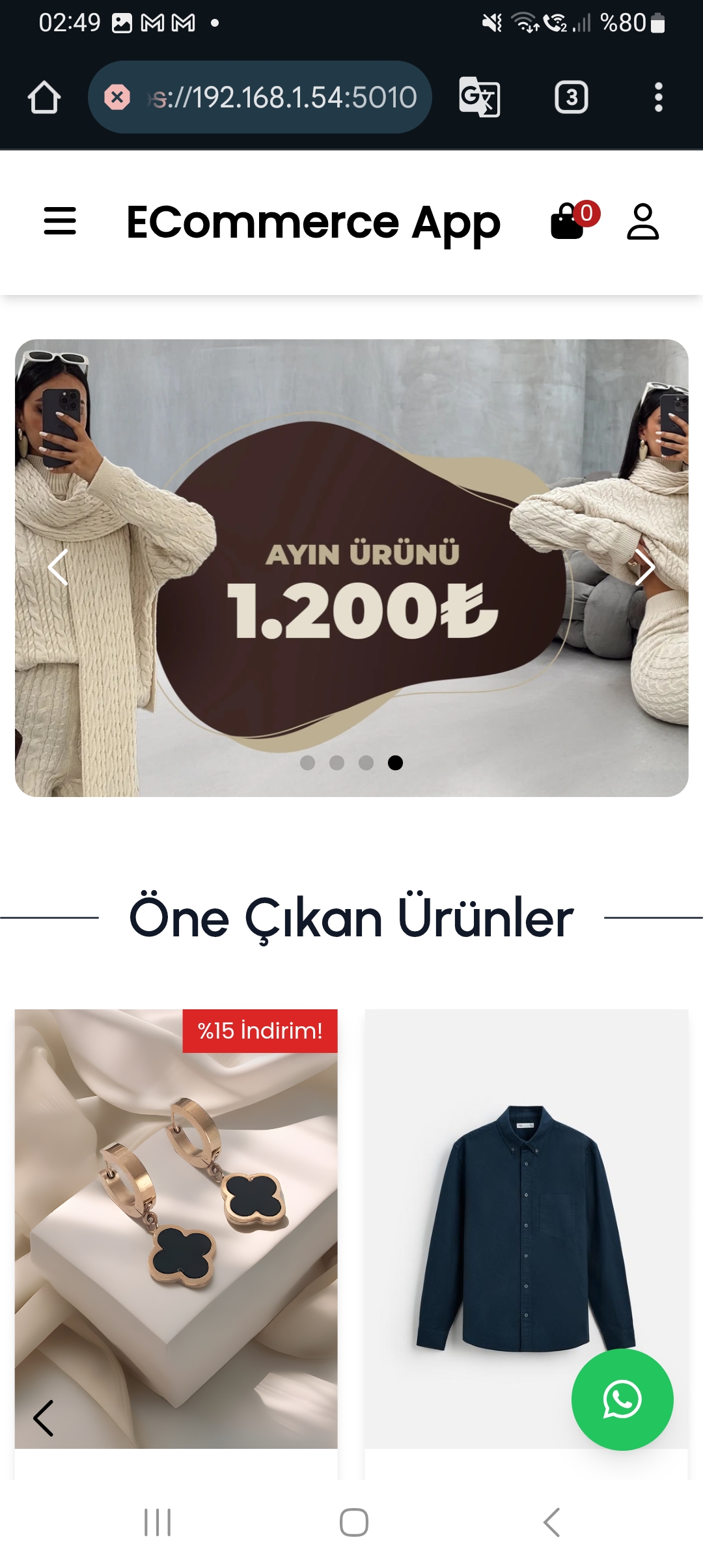 E-Ticaret Sitesi