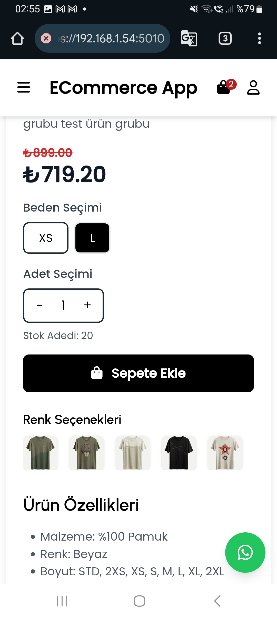 E-Ticaret Sitesi