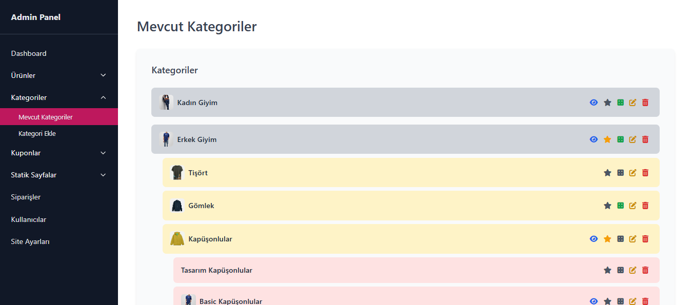 E-Ticaret Sitesi