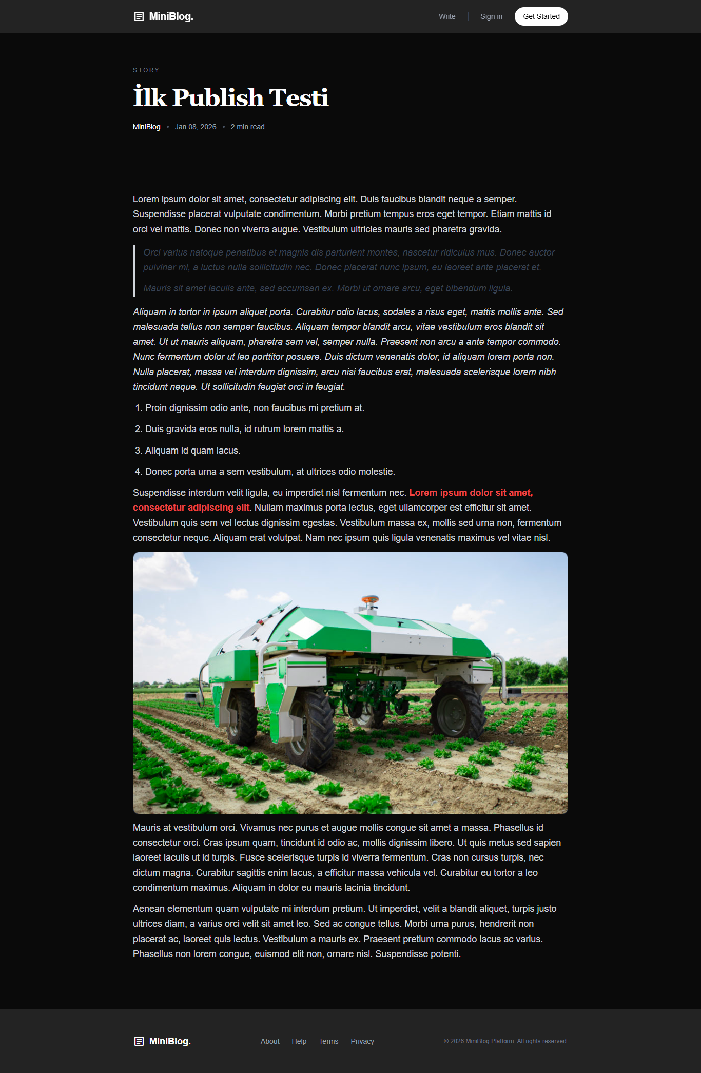 Mini Blog (Next.js | NestJS)