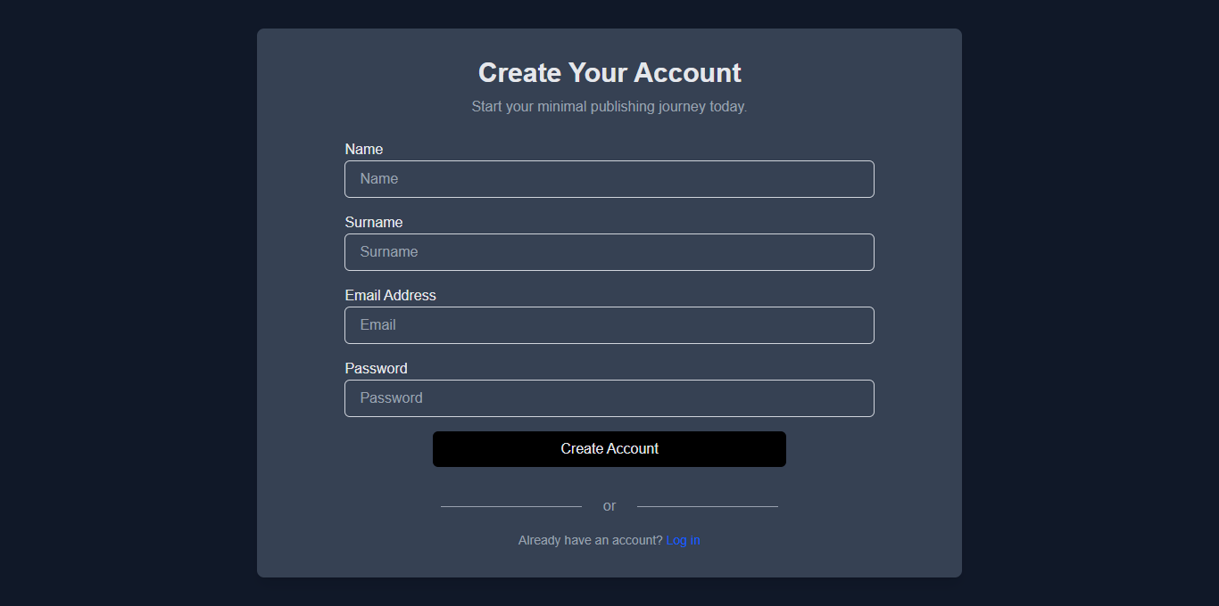 Mini Blog (Next.js | NestJS)
