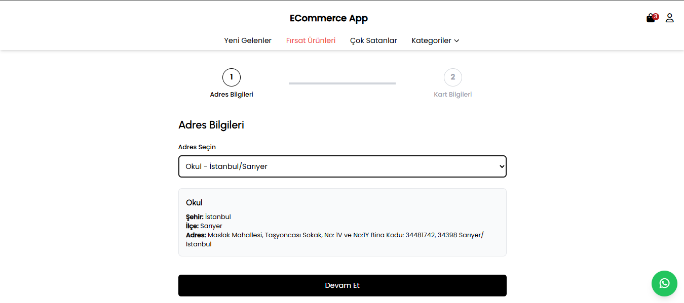 E-Ticaret Sitesi